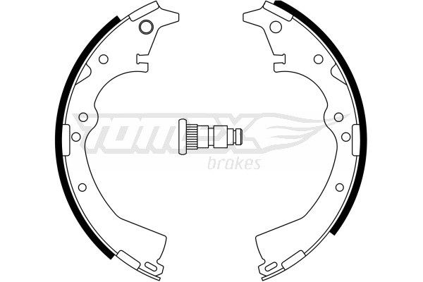 TOMEX Brakes Bremsbackensatz